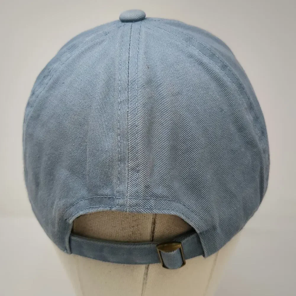 Baseball Cap Blue OSFM Earth Day Every Day Smiling Daisy Flower Slideback Hat